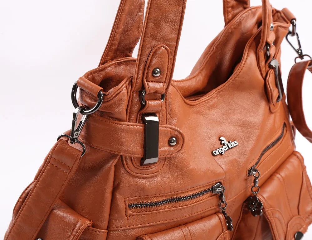 Women Handbags Top-handle Handbag Multifunctional Bag PU Shoulder Bag 13”x17” Casual Bags Shopper Bags Large
