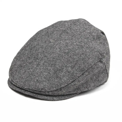 Kids Flat Caps Herringbone Woolen Tweed Small Size Boy Girl Newsboy Caps Infant Toddler Youth Beret Hat for Children