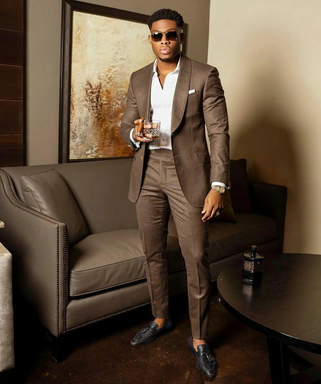 Latest Red Formal Suit Male 2 Pieces Tailored Groom Wedding Suit Dress Tuxedo Best Man Blazer Pants Fashion Marriage Men Costume