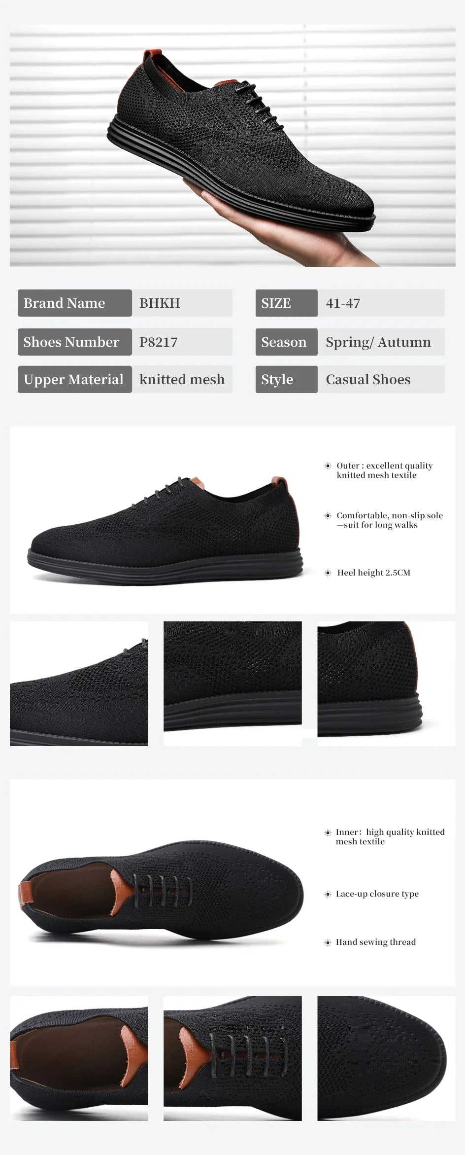 Male Sneakers Summer Knitted Mesh Casual Shoes Lightweight Casual Shoes Breathable Walking Footwear Shoes For Men