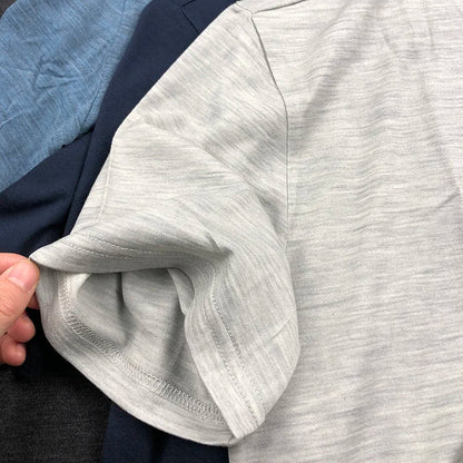 Superfine Merino Wool T shirt Men Base Layer Merino Shirt Wicking Breathable Quick Dry Anti-Odor No-itch Big USA Size