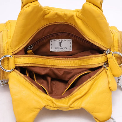 Vintage Women Handbags Soft Bag Small Top-handle Purse Fashion Satchel Multi-Pockets Shoulder Bag Hobos Phone Pack Tote Bag