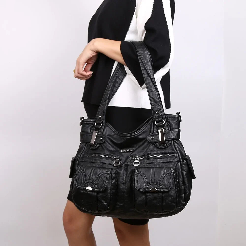 Women Handbags Top-handle Handbag Multifunctional Bag PU Shoulder Bag 13”x17” Casual Bags Shopper Bags Large