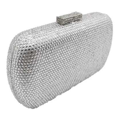 Burgundy Crystal Evening Bags and Clutches for Women Formal Party Rhinestone Handbags Wedding Clutch Purse