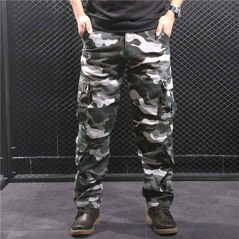 Men's Cargo Pants Men Camouflage Sweatpants Amazon Joggers  Sports Joggers Loose Fit Streetwear Male Hiking Pants