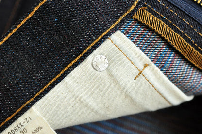 Mens Jeans 21 Oz Rainbow Selvedge Denim Vintage Raw Jeans for Men Sanforized Unwashed Heavyv Denim Jeans