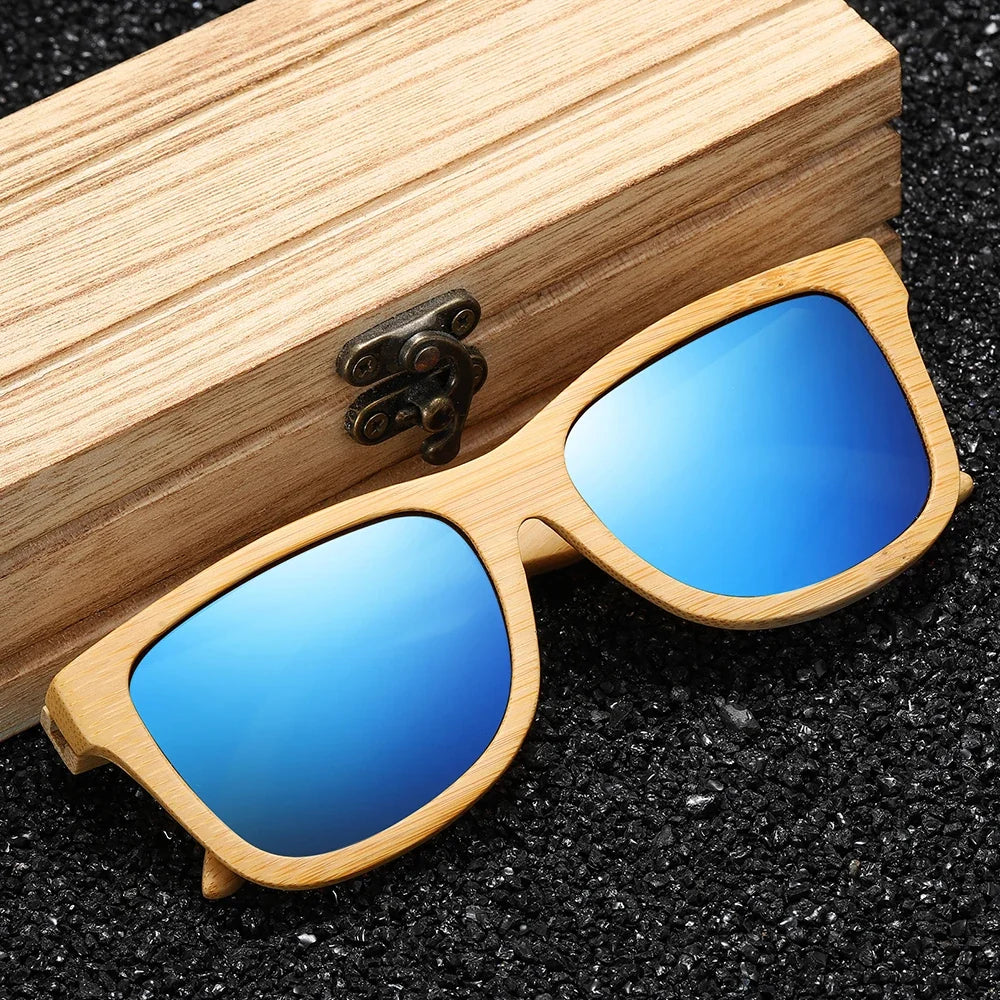 New Brand Design Handmade Natural Wooden Bamboo Sunglasses Luxury Sunglasses Polarized Wooden Oculos De Sol Masculino