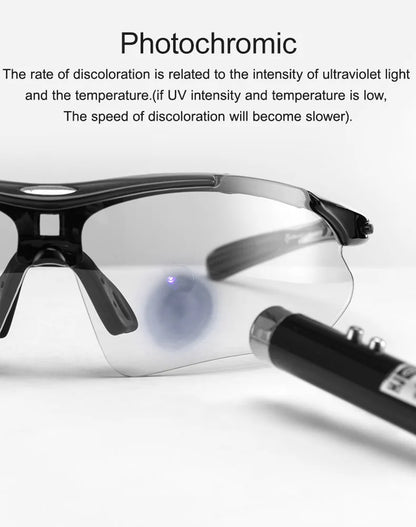 Cycling Glasses Photochromic Bicycle Sports Sunglasses Men Women UV400 MTB Road Bike Goggles Ultralight Outdoor Eyewear