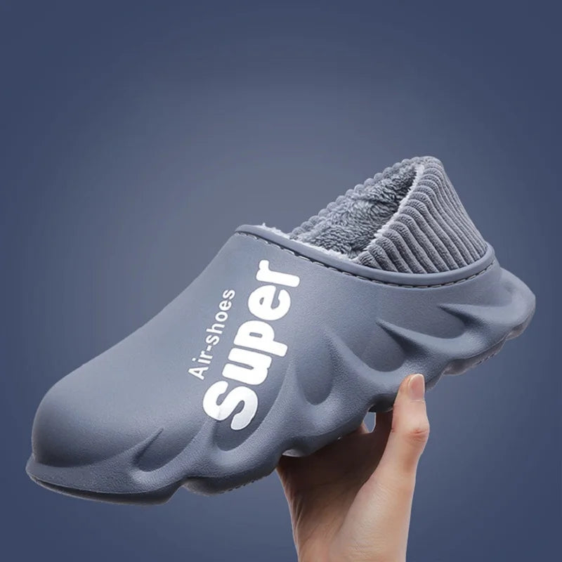 Men Boots Winter Waterproof Snow Shoes with Fur Plush Warm Men Snow Boots Spring Footwear Comfortable Adult Casual Shoes