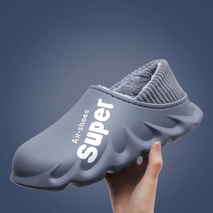 Men Boots Winter Waterproof Snow Shoes with Fur Plush Warm Men Snow Boots Spring Footwear Comfortable Adult Casual Shoes