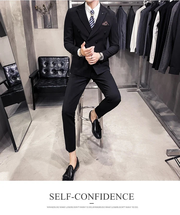 25 Colors 1 Pcs Blazer No Pants S-7XL New Wedding Dress Formal Business Slim Mens Suit Jacket Plaid Striped Solid Color