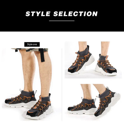 Indestructible Safety Work Shoes With Steel Toe Cap Breathable Outdoor Sports Boots Sneakers Security Construction Boots
