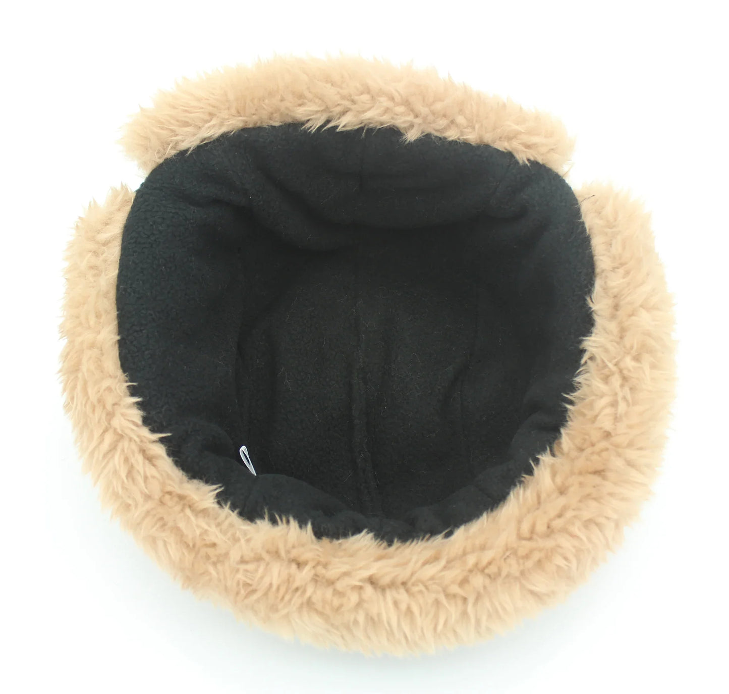 Toddler Boys Kids Fleece Trapper Sherpa Lined Windproof Winter Russian Hat with Large Flaps Warm Ski Hat