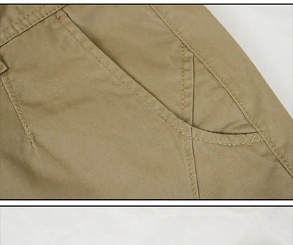 High Quality Khaki Casual Pants Men Tactical Joggers Camouflage Cargo Pants Multi-Pocket Fashions Black Army Trousers Work Wear