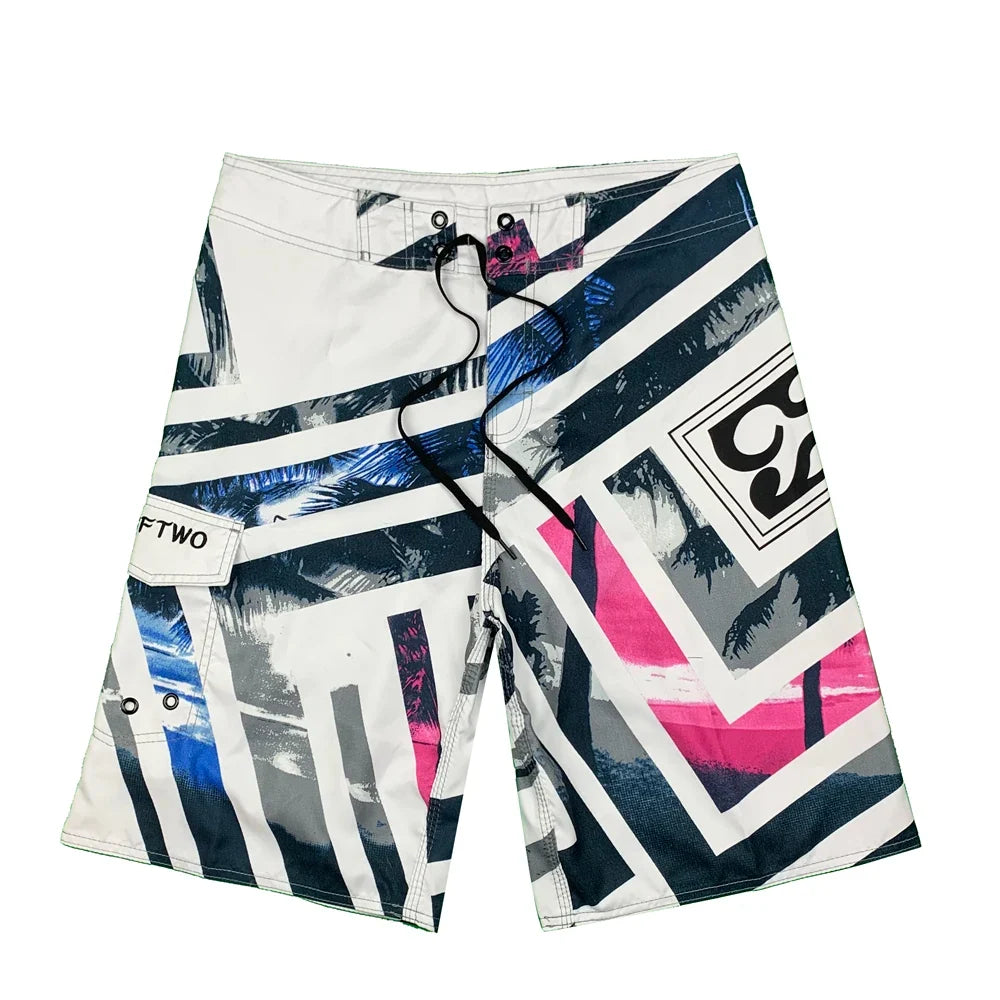 Men's Beach Shorts Trendy Summer Shorts 3D Printing Men's Surf Shorts Swimsuit Beach Shorts Fitness Tracks Running  Hiking Track