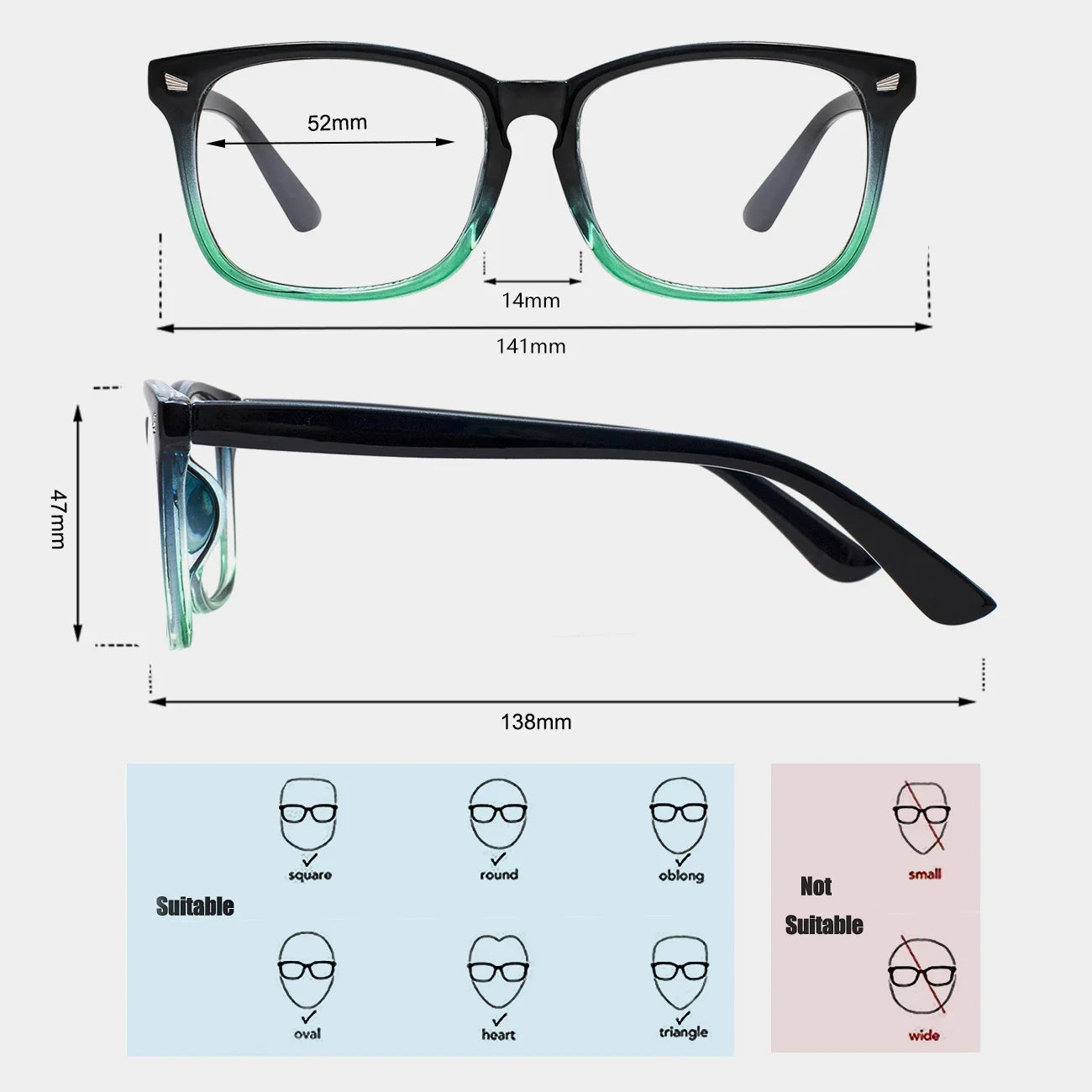 Blue Light Blocking Glasses,Computer Reading/Gaming/TV/Phones Glasses for Women Men 6001