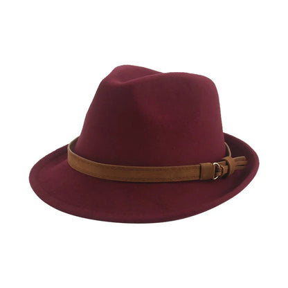 Hats for Women Fedora Winter Cowboy Hat Top Wool Khaki Green Black Jazz Caps Gentlemen Hats for Men Pamelas Y Tocados Para Bodas