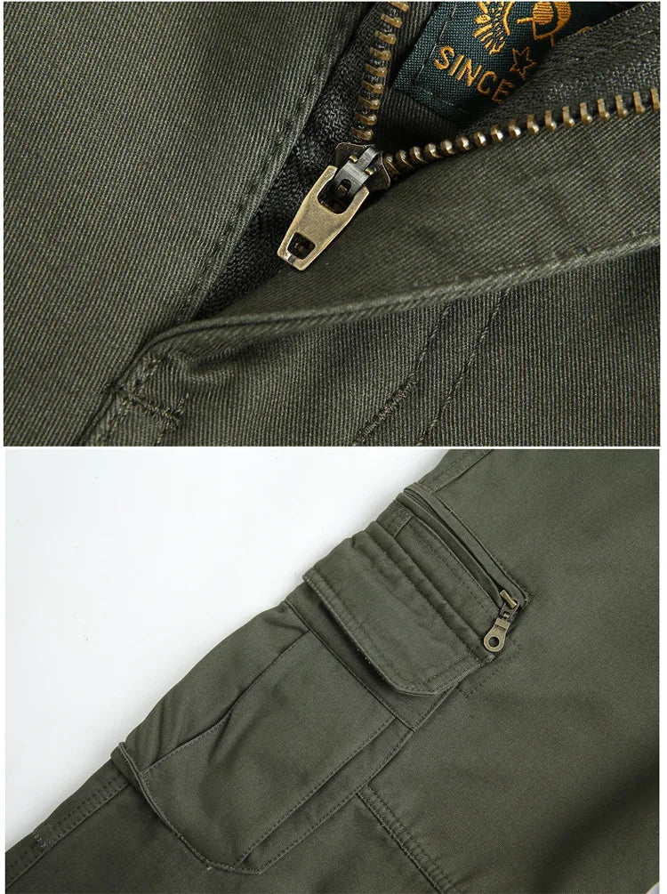 Big Size 29- 44 46 48 Cargo Pants Men Straight Loose Work Tactical Mens Pants Mens Pants Militar Safari Men Trousers swat pants