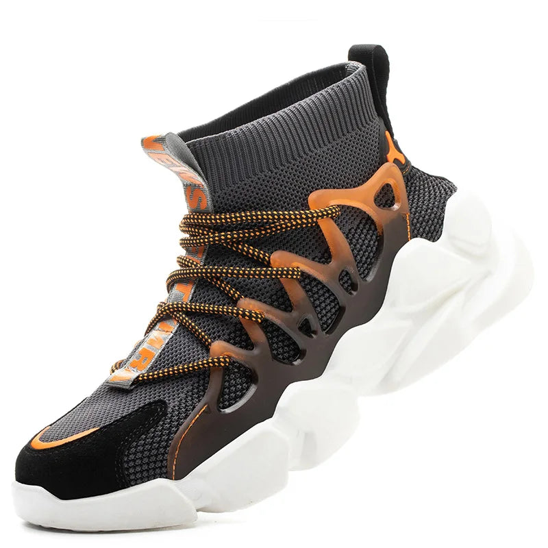 Indestructible Safety Work Shoes With Steel Toe Cap Breathable Outdoor Sports Boots Sneakers Security Construction Boots