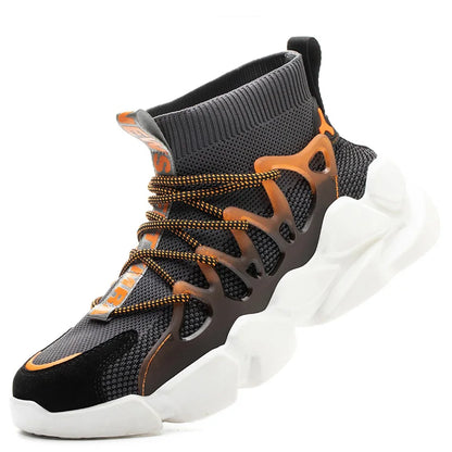 Indestructible Safety Work Shoes With Steel Toe Cap Breathable Outdoor Sports Boots Sneakers Security Construction Boots