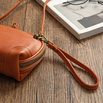 Simple Genuine Leather Women Small Bag Leisure Natural Soft Cowhide Solid Color Versatile Shoulder & Crossbody Bags