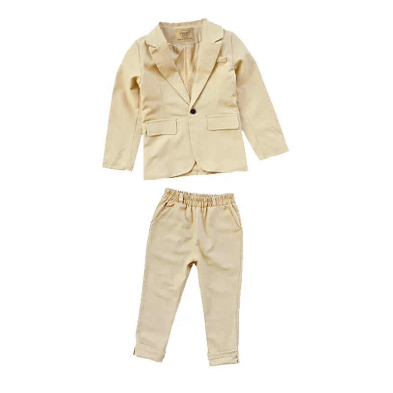 Flower Boys Formal Anzug Suit Kids Wedding Party Dress Blazer Vest Pants Bowtie 4pcs Child Tuxedo Prom Performance Costume