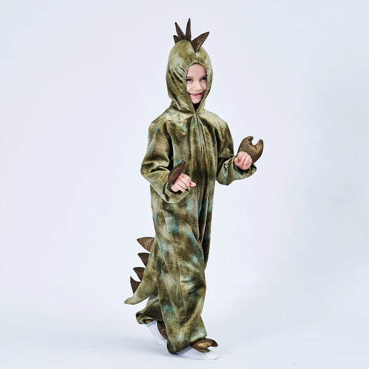 2-8Y Toddler Kids Child Dinosaur T-Rex Costume Cosplay for Boys Halloween Purim Party Disfraz Fantasia Dress Up Hoodie Jumpsuit