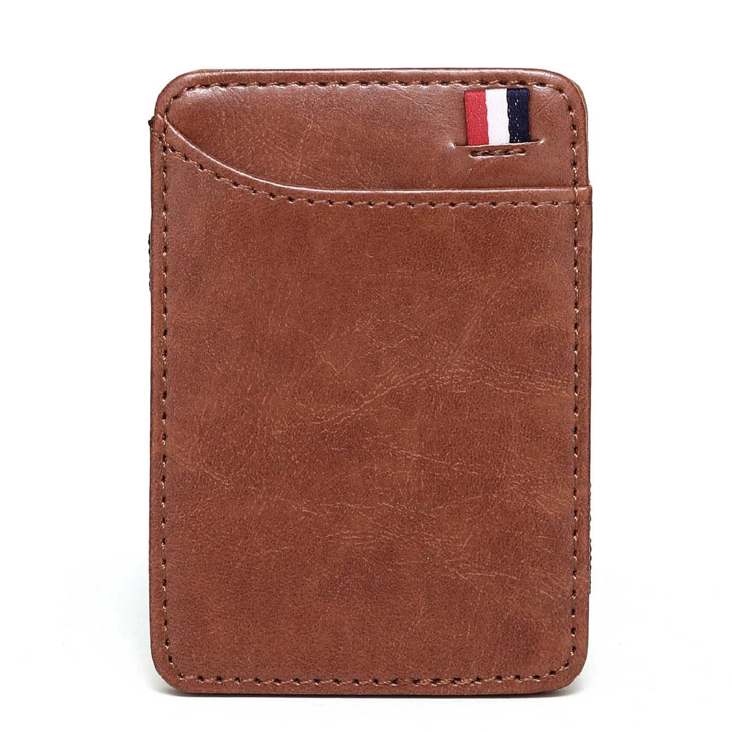 Ultra Thin Men's  PU Leather Mini Small Magic Wallet Money Cash Card Holder Purse  Money Case for Men Women Business Slim 2023