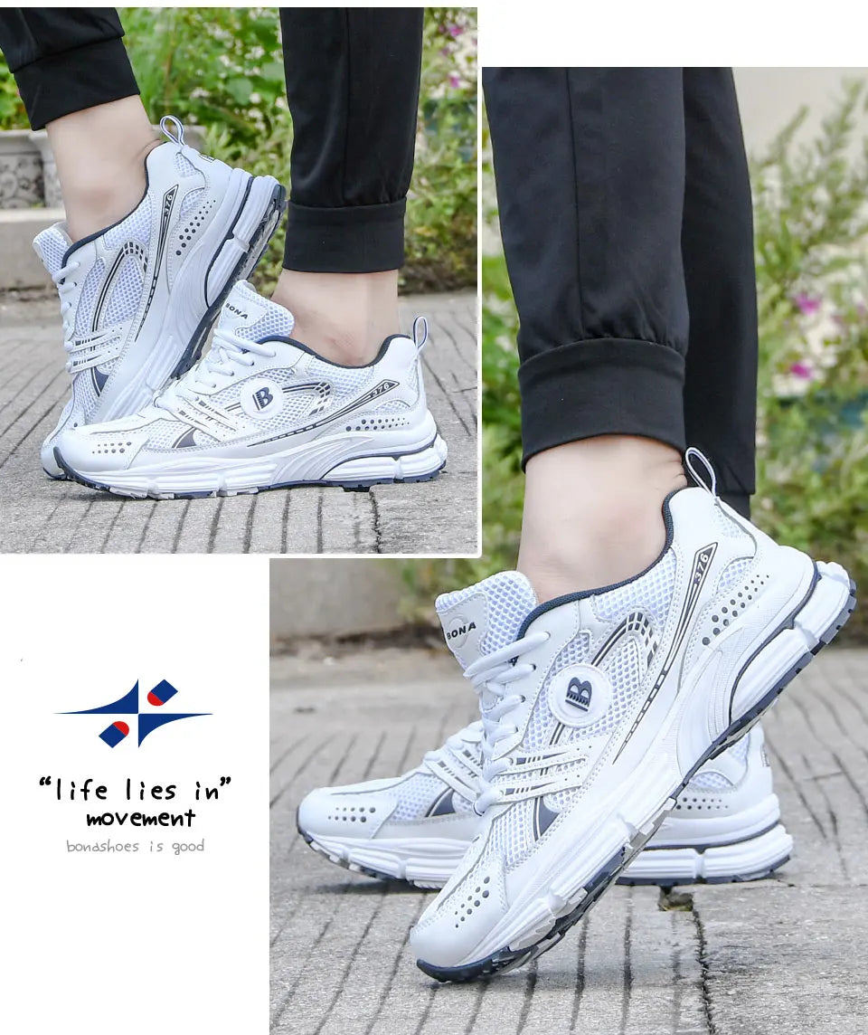 New Designers Trendy Running Shoes for Men Breathable Walking Sports Shoe Man Jogging Sneaker Soft Footwear Mansculino