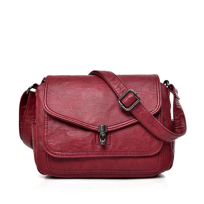 Vintage Soft Leather femmels' Shoulder Bags Luxury Handbags Women's Packet New Designer Small Crossbody Bag 2021 Sac à Femme