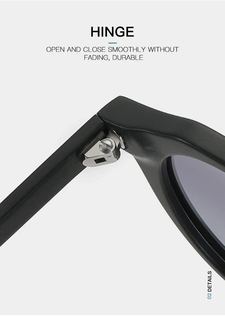 Fashion Acetate Polarized Sunglasses Round Vintage  Shade UV400 New Men/Women Retro Sun Glasses 600001S