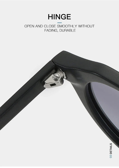 Fashion Acetate Polarized Sunglasses Round Vintage  Shade UV400 New Men/Women Retro Sun Glasses 600001S