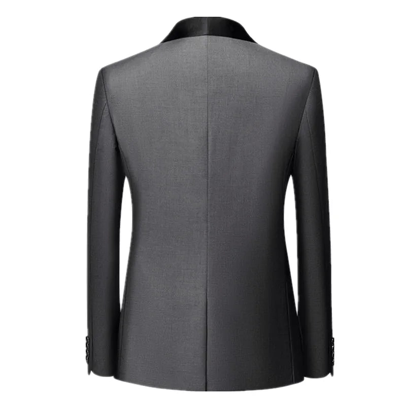 2026 Men's Skinny Terno Masculino, Formal Slim Fit Tuxedo Prom Suit / Male Groom Wedding Blazers High Quality Dress Jacket Coat