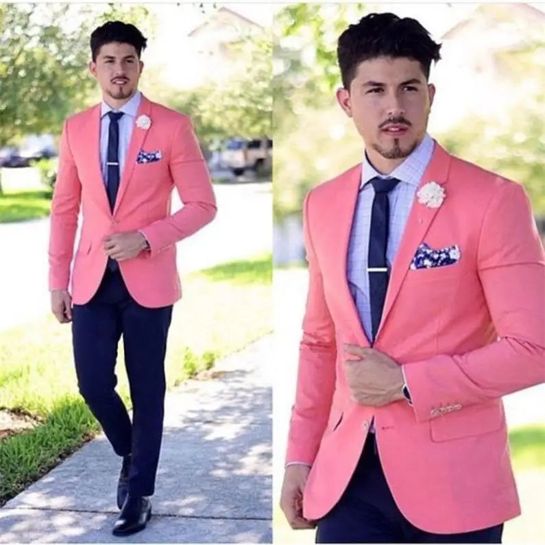 Custom Made Groomsmen Notch Satin Lapel Groom Tuxedos Black Men Suits Wedding Best Man 2 Pieces ( Jacket + Pants + Bow Tie) B859