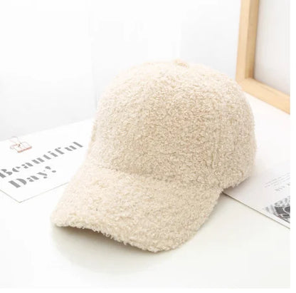 Winter Caps for Women Men Wool Baseball Cap Thicken Warm Pure Color Casquette Hat Men Women Hats Wholesale