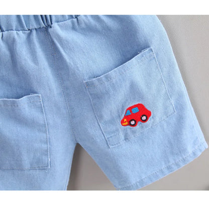 New Summer Baby Girls Clothes Suit Fashion Children Boys Cotton T-Shirt Shorts 2Pcs/Sets Toddler Casual Clothing Kids Tracksuits