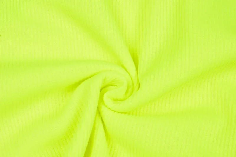 Sexy High Street Bodycon Neon Bodysuits Summer Colorful Sleevelss Backless Ftness Outfit Club Party Jumpsuit Combinaison Femme