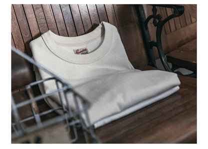 T-Shirts Heavyweight Short Sleeve Crew Neck Summer Men's Basic Tee