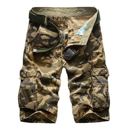 Camouflage Camo Cargo Shorts Men 2026 New Mens Casual Shorts Male Loose Work Shorts Man Outdoor Hiking Short Pants Plus Size