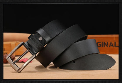 Men High Quality Genuine Leather Belt Luxury Designer Belts Men Cowskin Fashion Strap Male Jeans for Man Cowboy