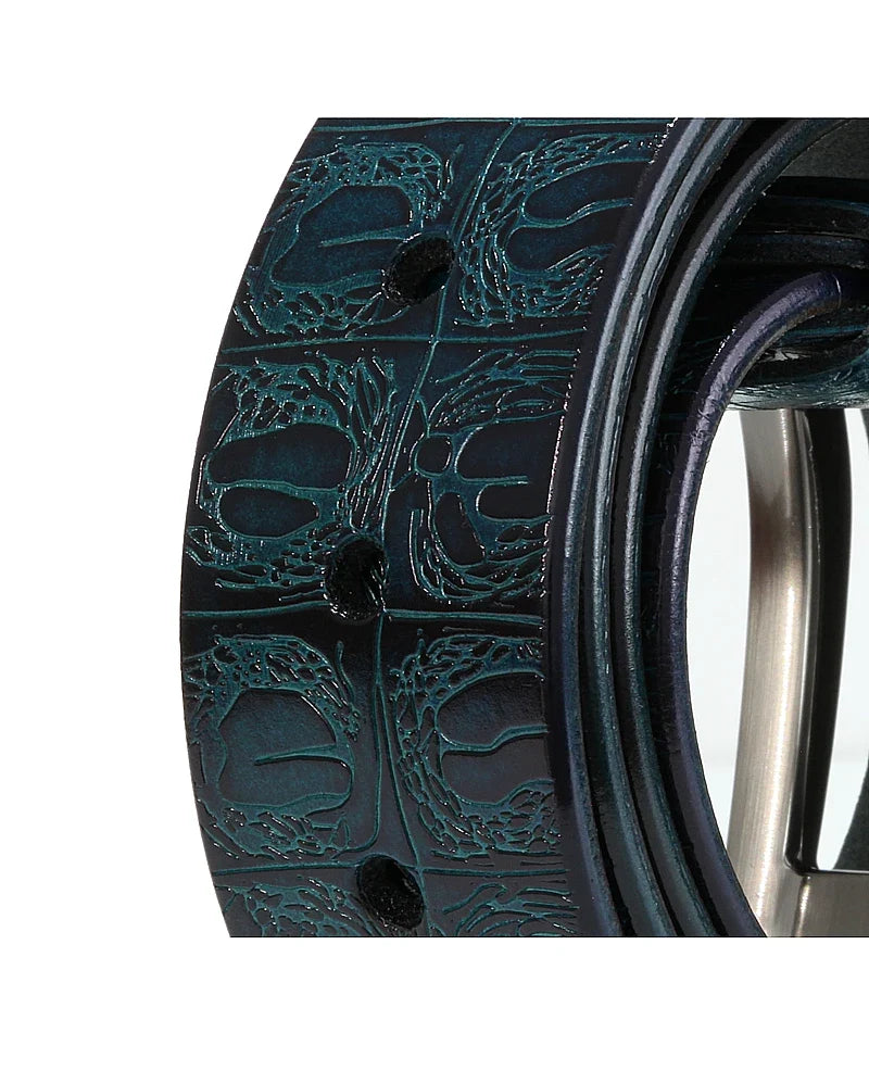 New product brand luxury design pin buckle genuine leather cowhide belt jeans belts for men business cowboy belts Hot Sale