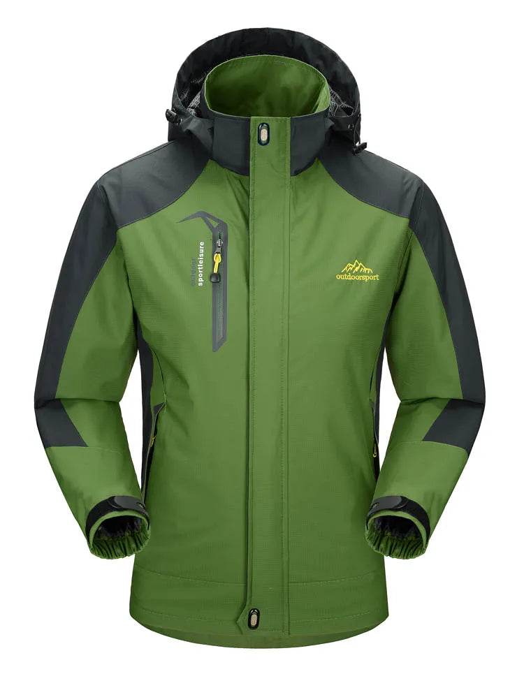 Camping Hiking Jacket Men Autumn Outdoor Sports Coats Climbing Trekking Windbreaker Travel Waterproof Jackets Black