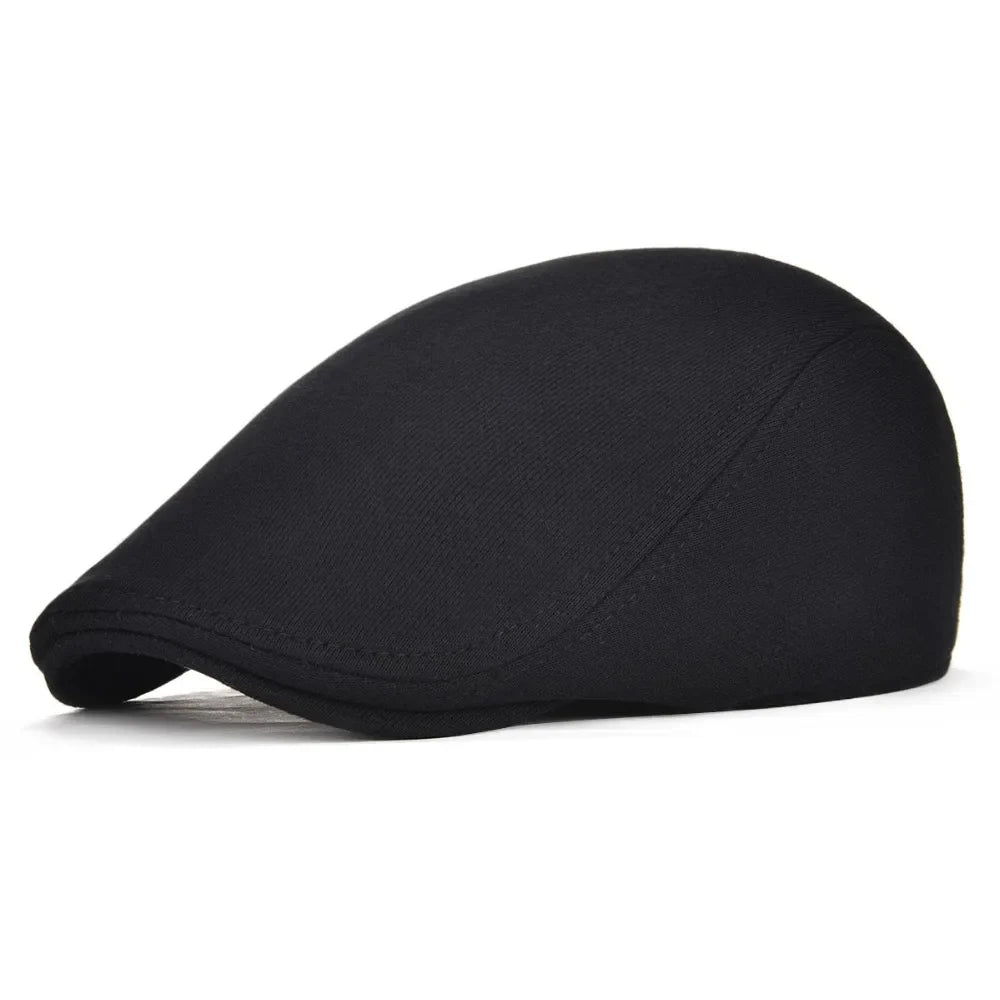Cotton Men Women Flat Cap Driver Retro Vintage Soft Boina Casual Baker Newsboy Caps Cabbie Hat for Male