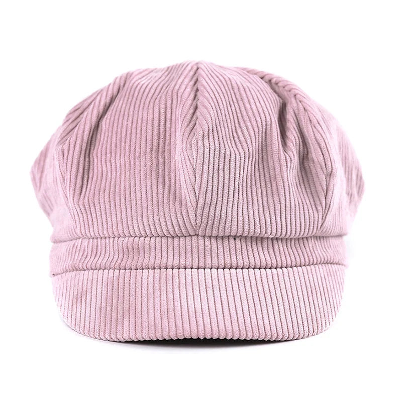 Newsboy Cap Beret Women Vintage Painter Winter Hats For Women Octagonal Caps Female Bone Male New