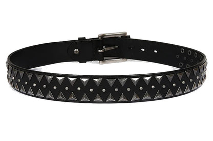 Genuine Leather Heavy Metal Rivet Punk Belts For Men Rock Stud Cowboy Belt Men Ceinture Homme Waist Belt Cinturon Mujer