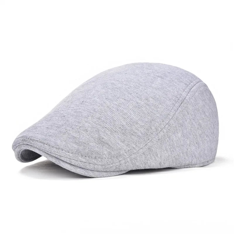 Cotton Men Women Flat Cap Driver Retro Vintage Soft Boina Casual Baker Newsboy Caps Cabbie Hat for Male