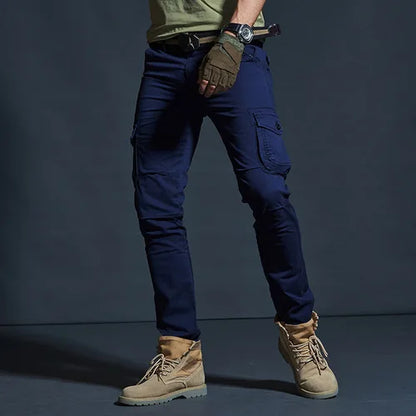 Men's Military Style Cargo Pants Men Waterproof Breathable Male Trousers Joggers Army Pockets Casual Pants Plus Size