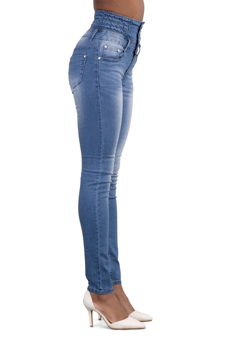 Women Black Jeans Push Up Pencil Denim Pants Ladies Vintage High Waist  Casual Stretch Skinny Mom Jean Slim Femme