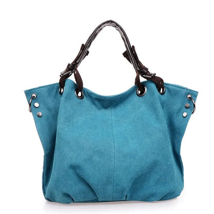 High Quality Canvas Handbag Shoulder Bags for women 2024 Casual Large Capacity Crossbody bag Ruched Solid women bag tote bolsa