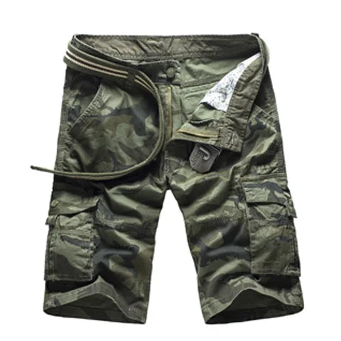 Camouflage Camo Cargo Shorts Men 2026 New Mens Casual Shorts Male Loose Work Shorts Man Outdoor Hiking Short Pants Plus Size